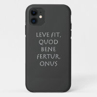 Leve fit quod bene fertur onus