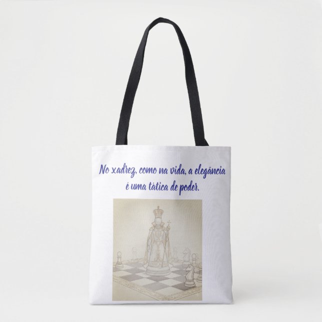Leve sua estratégia para onde você for tote bag (Front)