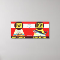 Levee Brand Salmon Label- Seattle, WA