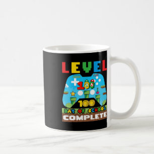 Level 100 Days Of School Complete Gamer Video Game Coffee Mug