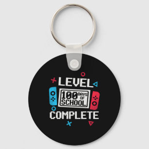 Level 100 Days Of School Complete Happy 100th Days Key Ring