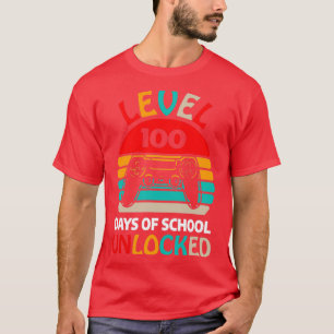 level 100 days of school unlocked 12 T-Shirt