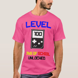 Level 100 Days Of School Unlocked 38 T-Shirt