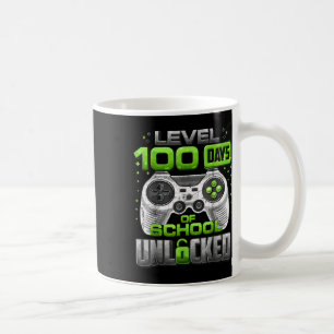 Level 100 Days Of School Unlocked Boys 100th Day O Coffee Mug
