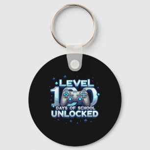 Level 100 Days Of School Unlocked Boys 100th Day O Key Ring