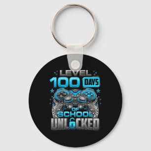 Level 100 Days Of School Unlocked Boys 100th Day O Key Ring