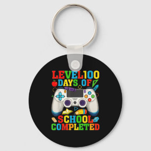 Level 100 Days Of School Unlocked Boys 100th Day O Key Ring