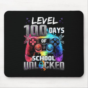 Level 100 Days Of School Unlocked Boys 100th Day O Mouse Mat
