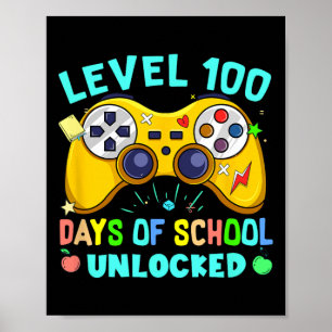 Level 100 Days Of School Unlocked Boys Kids Video  Poster
