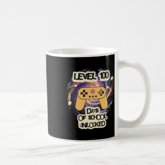 Level 100 Days Of School Unlocked Teacher Boys Vid Coffee Mug