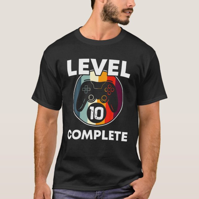 Level 10 Complete 10Th Year Anniversary Wedding Gi T-Shirt (Front)