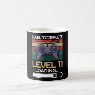 Level 10 Complete Level 11   Birthday Video Game Coffee Mug