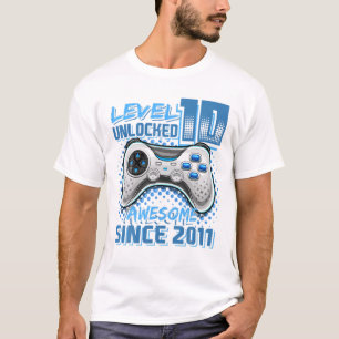 Level 10 Unlocked Awesome 2011 Video Game 10Th Bir T-Shirt