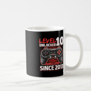 Level 10 Unlocked Awesome 2013 Video Game 10th Bir Coffee Mug