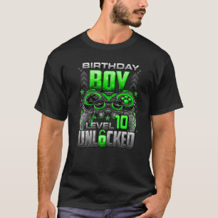 Level 10 Unlocked Awesome Since 2012 10th Birthday T-Shirt