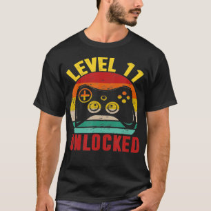Level 11 Birthday Boy 11 Year Old Video Games Gami T-Shirt