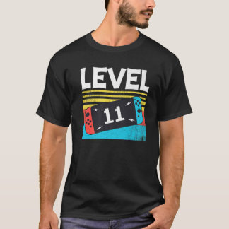 Level 11 Birthday Boy 11 Years Old Video Games 11T T-Shirt