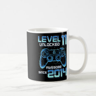 Level 11 Unlocked Video Game Party 11th Birthday G Coffee Mug