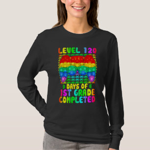 Level 120 Days Of 1st Grade Completed Video Game P T-Shirt