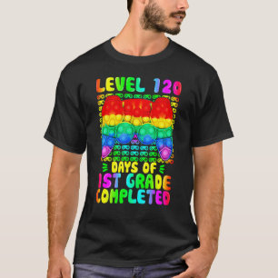 Level 120 Days Of 1st Grade Completed Video Game P T-Shirt