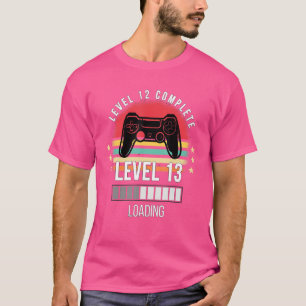 Level 12 Complete Birthday Vintage Retro Level Gam T-Shirt