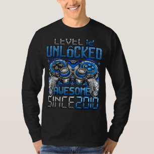 Level 12 Unlocked Awesome Since 2010 12th Birthday T-Shirt