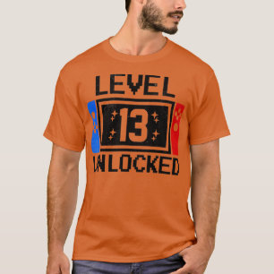 Level 13 Birthday Boys 13 Years Old Video Games G T-Shirt