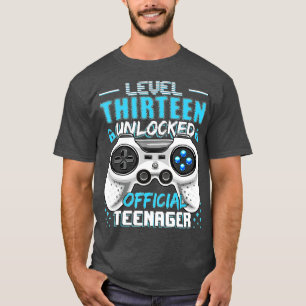 Level 13 Unlocked 13th Video Birthday Gift (124 T-Shirt