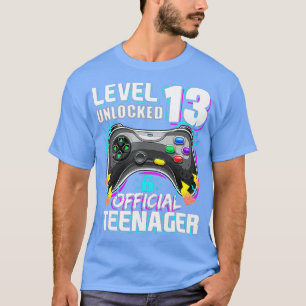 Level 13 Unlocked 13th Video Birthday Gift (127 T-Shirt