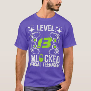 Level 13 Unlocked 13th Video Birthday Gift (142 T-Shirt