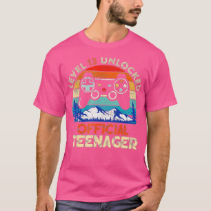 Level 13 Unlocked 13th Video Birthday Gift (36) T-Shirt