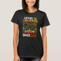Level 13 Unlocked Awesome Since 2010 13th Birthday