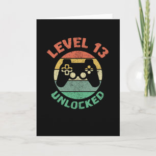 Level 13 Unlocked Card