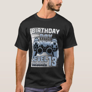 Level 13 Unlocked Funny Gamer 13 Years Old 13Th Bd T-Shirt