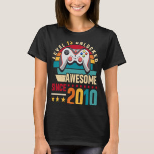 Level 13 Unlocked Gamer 13th Bday Boy 13 Year Old T-Shirt