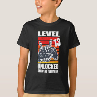 Level 13 Unlocked Official Teenager T-Shirt