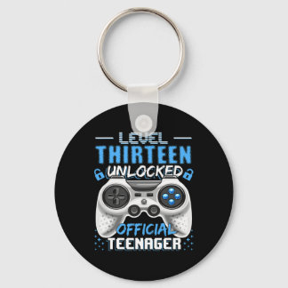 Level 13 Unlocked Official Teenager Video Game 13t Key Ring