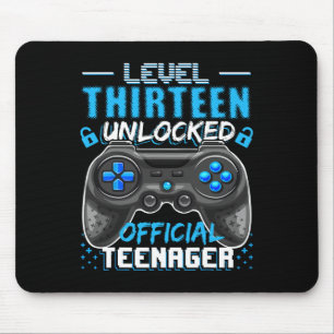 Level 13 Unlocked Official Teenager Video Game 13t Mouse Mat