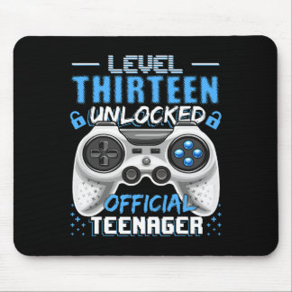 Level 13 Unlocked Official Teenager Video Game 13t Mouse Mat