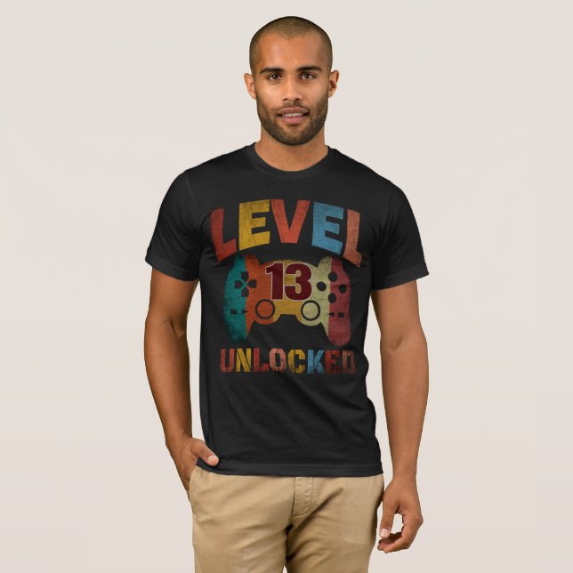 LEVEL 13 UNLOCKED T-Shirt (Front Full)