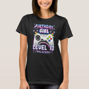Level 13 Unlocked Video Game 13th Birthday Gamer G T-Shirt