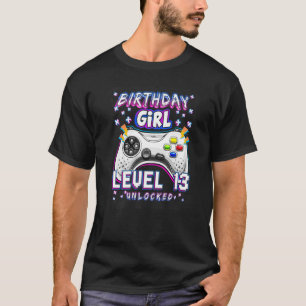 Level 13 Unlocked Video Game 13th Birthday Gamer G T-Shirt