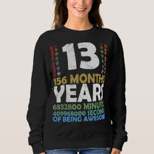Level 13 Unlocked Video Game 13th Birthday Party R Sweatshirt