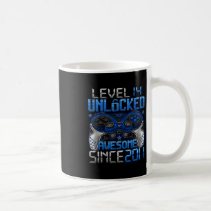 Level 14 Unlocked 14 Year Old Gifts Boys 14th Birt Coffee Mug