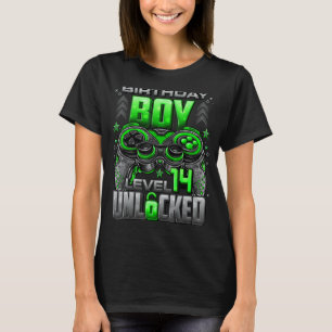 Level 14 Unlocked Awesome Since 2008 14th Birthday T-Shirt