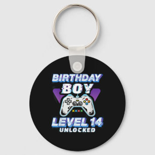 Level 14 Unlocked Awesome Video Games 14th Key Ring