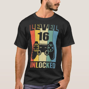 Level 14 Unlocked Video Gamer 14th Birthday Gift T-Shirt