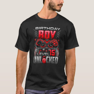 Level 15 Unlocked Awesome Since 2007 15th Birthday T-Shirt