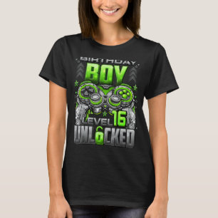 Level 16 Unlocked Awesome Since 2006 16th Birthday T-Shirt