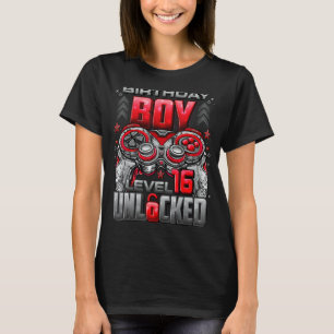 Level 16 Unlocked Awesome Since 2006 16th Birthday T-Shirt